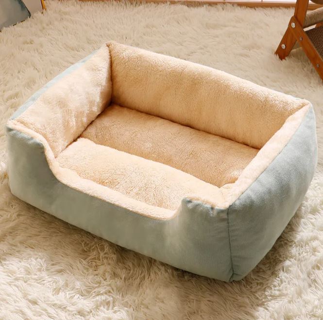 Cama Cálida y Acogedora Gatopia — funda extraíble lavable