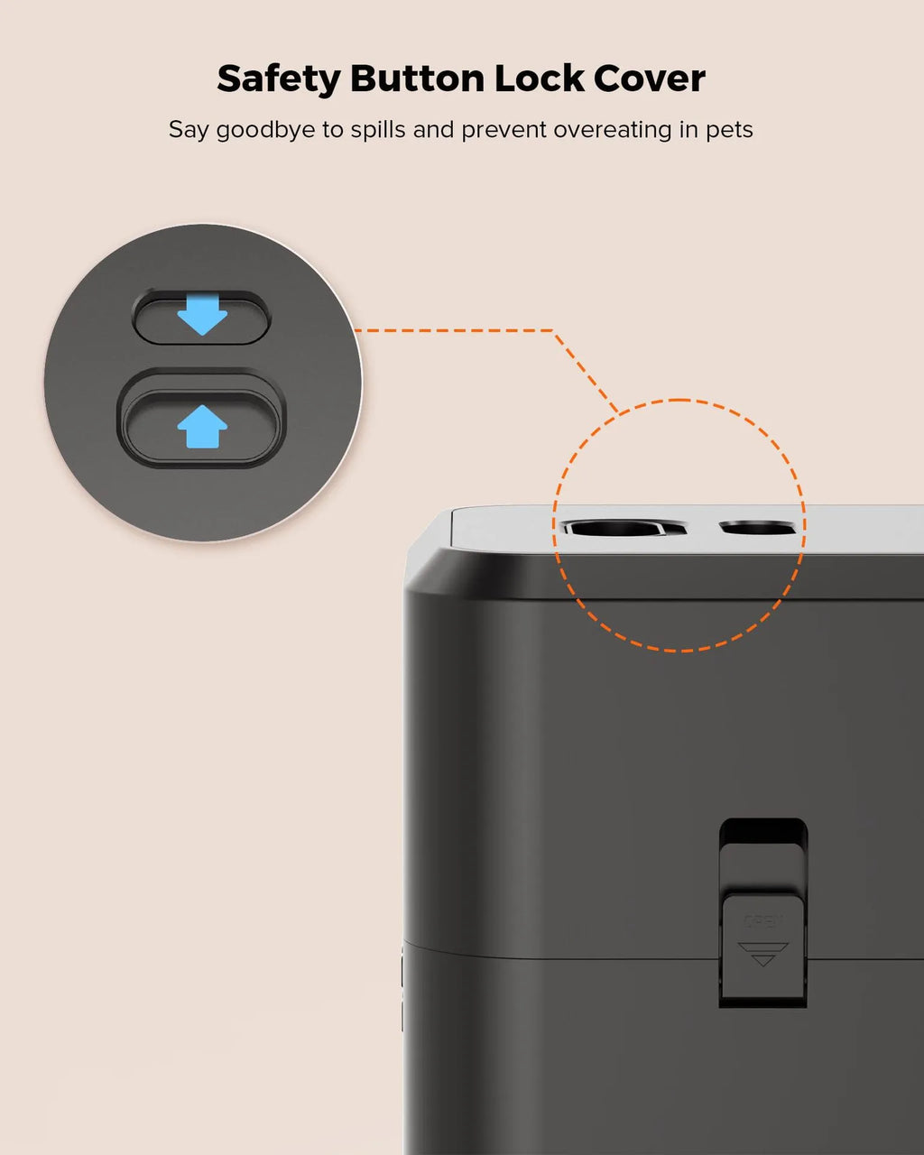 Alimentador Automático Inteligente Gatopia — vista general del dispensador