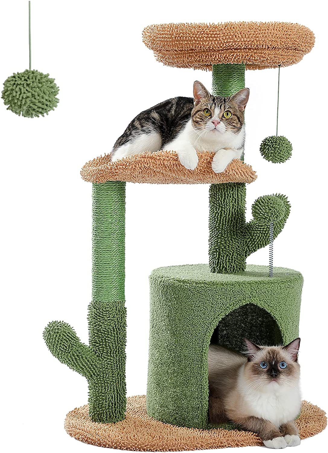 Alto — Árbol Rascador Cactus para Gatos